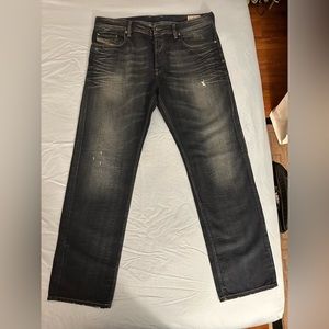 Rich Dyed Blue Jeans